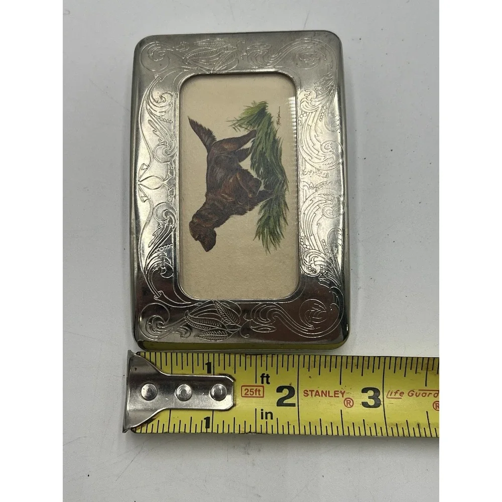 Vintage Buddy's Buckle Irish Setter Belt Buckle w/ Box Engraved Stainless Steel
